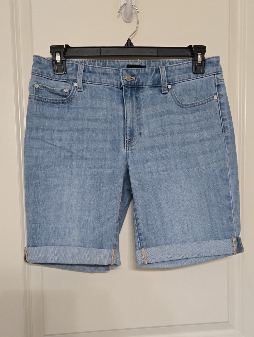Talbots Light Blue Denim Bermuda Shorts